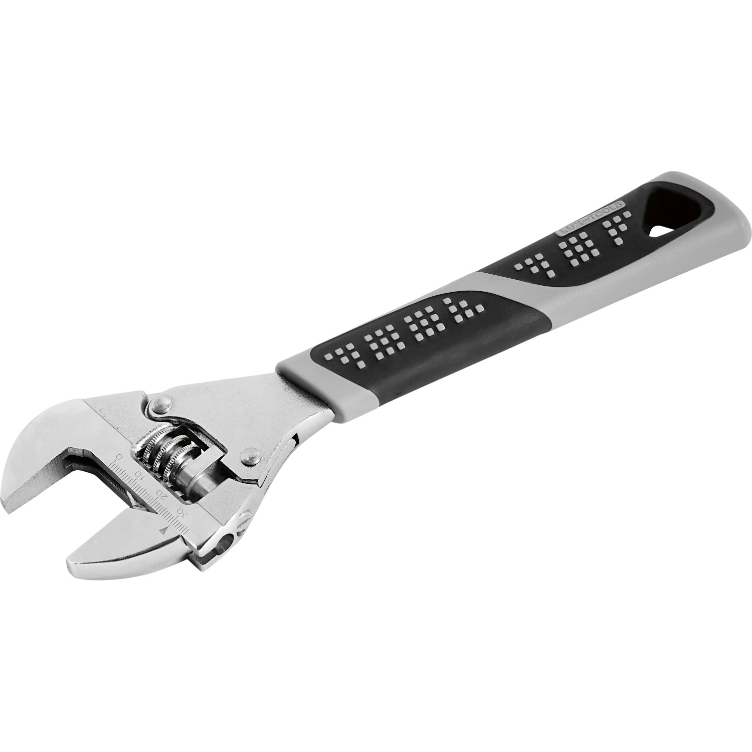 Chiave a rullino LUX 300 mm Professional con ganasce regolabili e impugnatura ergonomica.