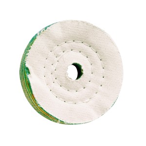 Disco in cotone LUX, 75 mm di diametro, per trapani, per lucidare metalli e plastica.