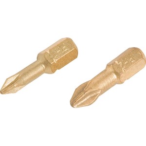 Set di inserti diamantati LUX PZ1/PZ2, 2 pezzi, color oro. Inserti per avvitatura.