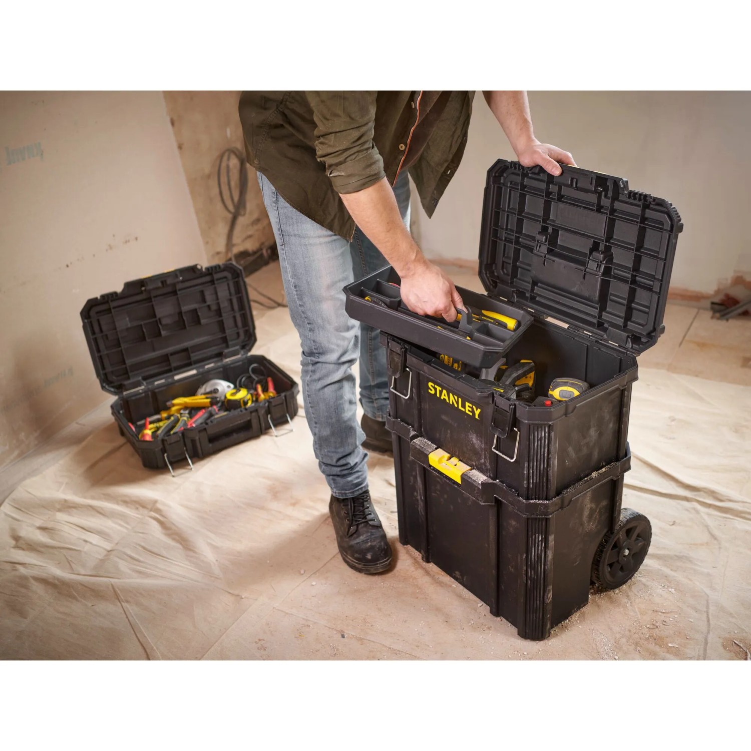 Carrello porta utensili Stanley Modular Rolling Toolbox_16