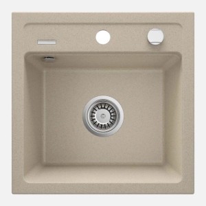 Lavello 1 vasca Idrostile Martí sifone 440x184 mm sabbia