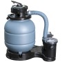 Sistema di filtraggio a sabbia per Gre Pool Varadero Oval, 4 m³/h, per la pulizia della piscina.
