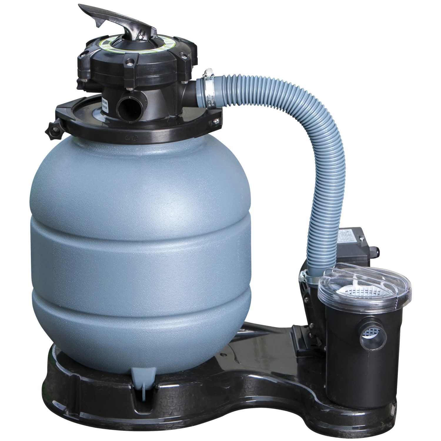 Sistema di filtraggio a sabbia per Gre Pool Varadero Oval, 4 m³/h, per la pulizia della piscina.