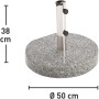 Base per ombrellone Granada grigio 40 kg_4