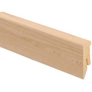 Battiscopa in faggio Swaran, 50x18x2600 mm, MDF, per una finitura armoniosa del pavimento.