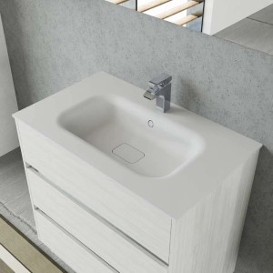 Mobile lavabo t.b.t. con tre cassetti.
