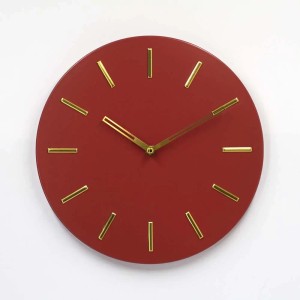 Orologio da parete Altair Ø 30x4 cm terra di Siena