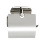Wenko Porta carta igienica Orea Shine in acciaio inox con coperchio, lucido.