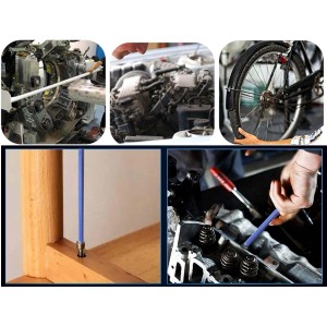 Esempi di applicazione per chiavi t.b.t.: macchina, motore, bicicletta, scale, blocco motore.