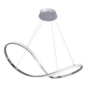 Sospensione LED Infinity 4900 lm 3000K 71x30 cm