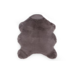 Tappeto grigio t.b.t. effetto pelliccia, categoria tappeti a pelo lungo.