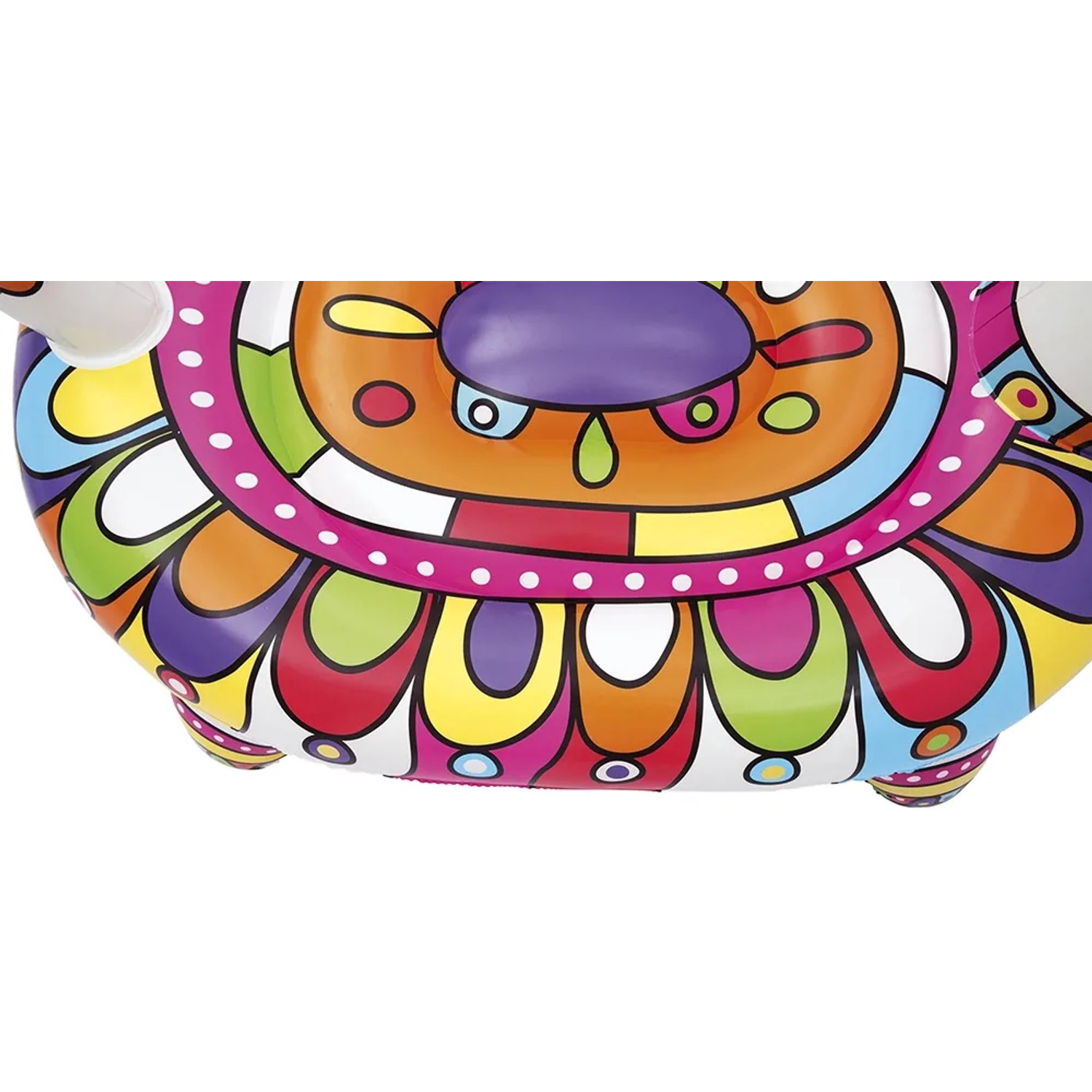 Dettaglio: Colorato gonfiabile POP Llama Bestway (193x151cm) per divertimento in piscina.