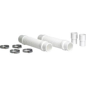 Summer Fun Set raccordo tubo 32/38 mm, 2 tubi, 4 fascette, 2 adattatori per installazioni piscina.