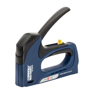 Cucitrice manuale blu t.b.t. per graffette – ideale per progetti fai-da-te.
