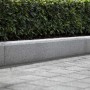 Cordolo smussato per pavimenti in calcestruzzo 100x20x6 cm quarzo grigio