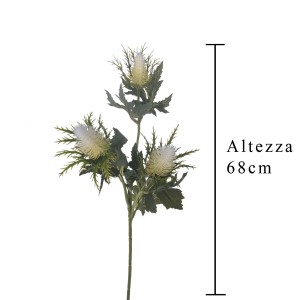 Cardo decorativo come pianta artificiale, altezza 68cm.