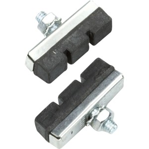 t.b.t. Pastiglie freno per riparazione bici, gomma/metallo, con vite.