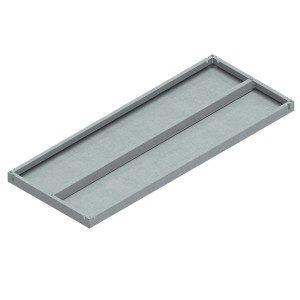 Ripiano grigio t.b.t. per scaffali aggiuntivi.