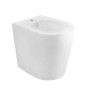 Bidet t.b.t. bianco in ceramica, vista frontale.
