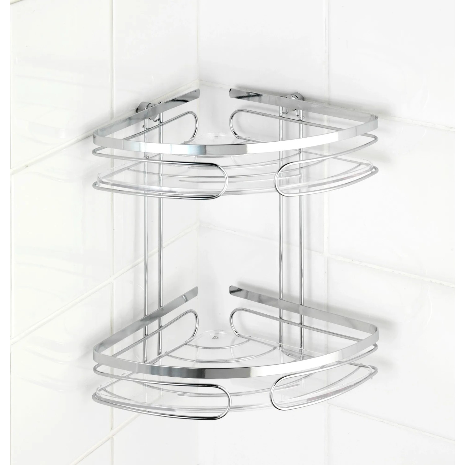 WENKO scaffale telescopico angolare per bagno doccia acciaio inox DOMASO cestini da bagno