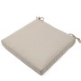 Cuscino per sedia da esterno t.b.t. beige con lacci.