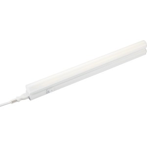 Faretto LED t.b.t. bianco con interruttore e cavo.