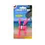 Ventilatore t.b.t. rosa per smartphone, compatibile con iPhone e Android.