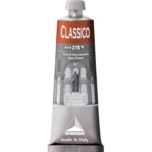 Tubo di colore ad olio "Terra di Siena bruciata" di Maimeri Classico