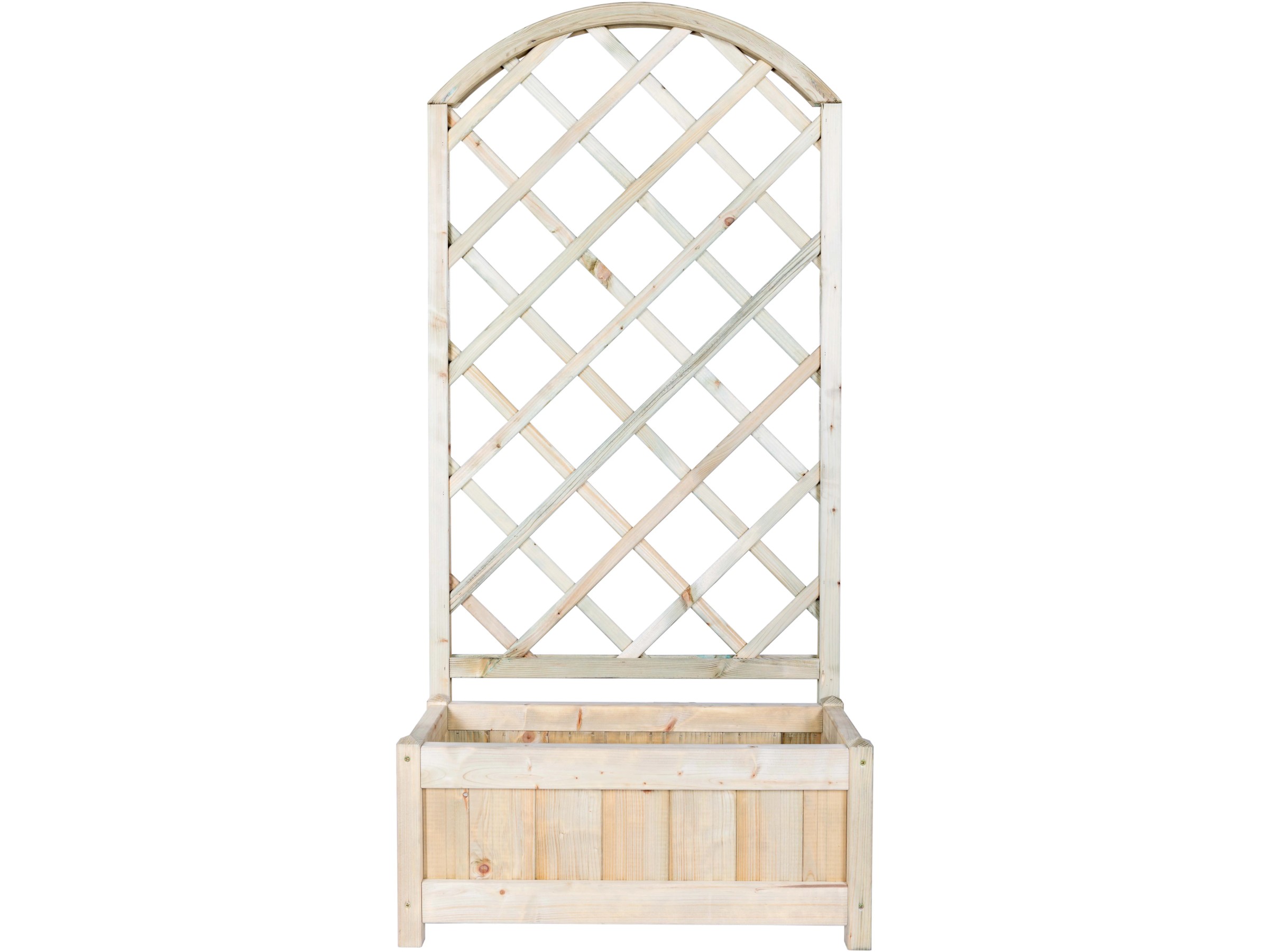 Fioriera in legno impregnato in autoclave Mod. CIPRO Papillon 40x40x40H cm