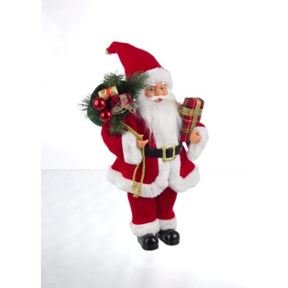 Babbo Natale decorativo rosso 60 cm