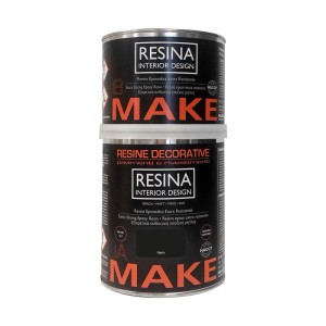 Resina epossidica opaca Interior design Nero 0,75 l