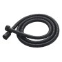 Tubo doccia nero t.b.t., flessibile e resistente.
