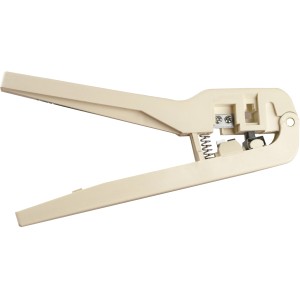 Strumento t.b.t. per il fissaggio di accessori per telefoni.