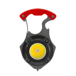 t.b.t. Torce con manico rosso e moschettone.