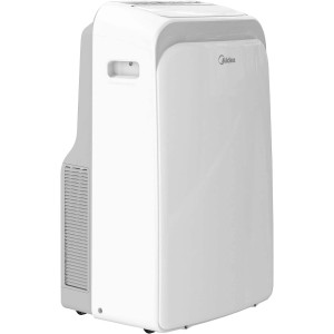 Condizionatore portatile bianco t.b.t. di Midea per OBI. Compatto ed efficiente.