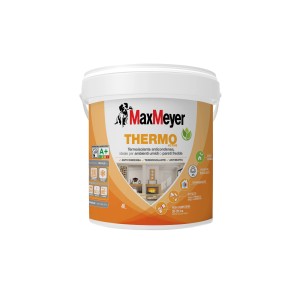 Pittura per interni MaxMeyer Thermo, termoisolante anticondensa, secchio da 4L.