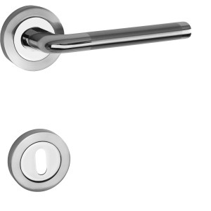 t.b.t. Maniglia per porta in acciaio inox, set rosetta per porte interne
