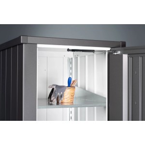 Ripiano Biohort per armadio da terrazza Julia Gr. L zincato