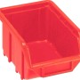 Box portaminuteria t.b.t. rossa in plastica per piccoli oggetti.