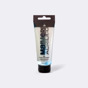 Tubo di colore acrilico Maimeri, extra fluido, opaco.