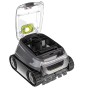 Robot piscina cordless Zodiac CNX-Li 5220 iQ grigio con coperchio aperto.