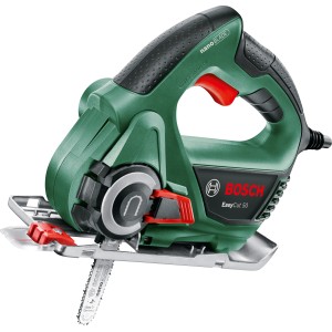 Sega Bosch NanoBlade EasyCut 50: Seghetto alternativo verde con tecnologia NanoBlade per tagli precisi.