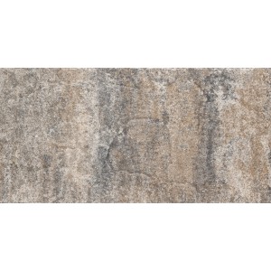 Pavimento per esterni t.b.t., effetto pietra naturale in beige-grigio.