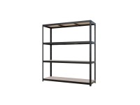 Scaffale Metallico 200x70x40cm - 5 Ripiani, Portata 175kg, Zincato, Per Garage, Cantina, Officina - Foto 2