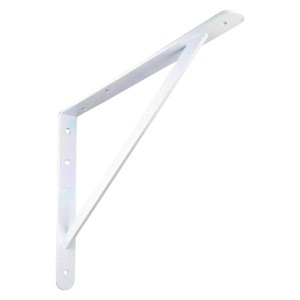 Mensola per carichi pesanti OBI Samson bianca, 270x400mm, per scaffali con elevata capacità di carico fino a 150kg.