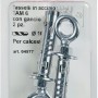 Fischer Tasselli TAM 6 tassello con occhiello, acciaio, 2 pezzi. Per fissaggi.