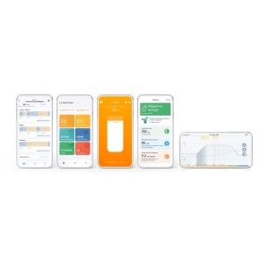 Screenshot dell'app t.b.t. Domotica su smartphone, per il controllo della smart home.