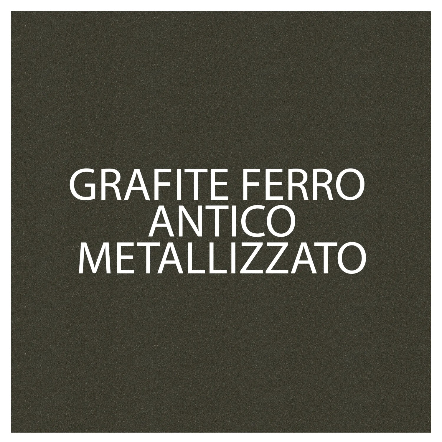 Campione colore: t.b.t. vernice spray speciale, finitura metallizzata grafite ferro antico.