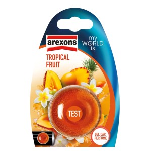 Arexons Profumatore auto Tropical Fruit, fragranza gel