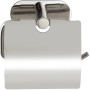 Wenko Porta carta igienica Orea Shine in acciaio inox con coperchio, lucido.